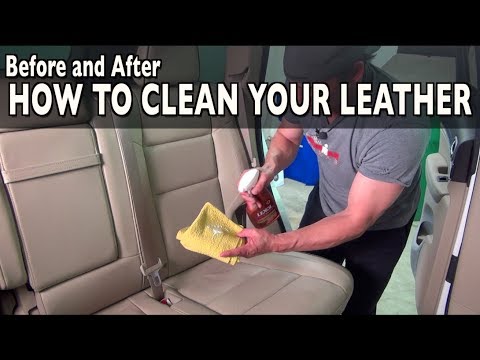 How To Clean Your Leather Seats with Lexol on Everyman Driver