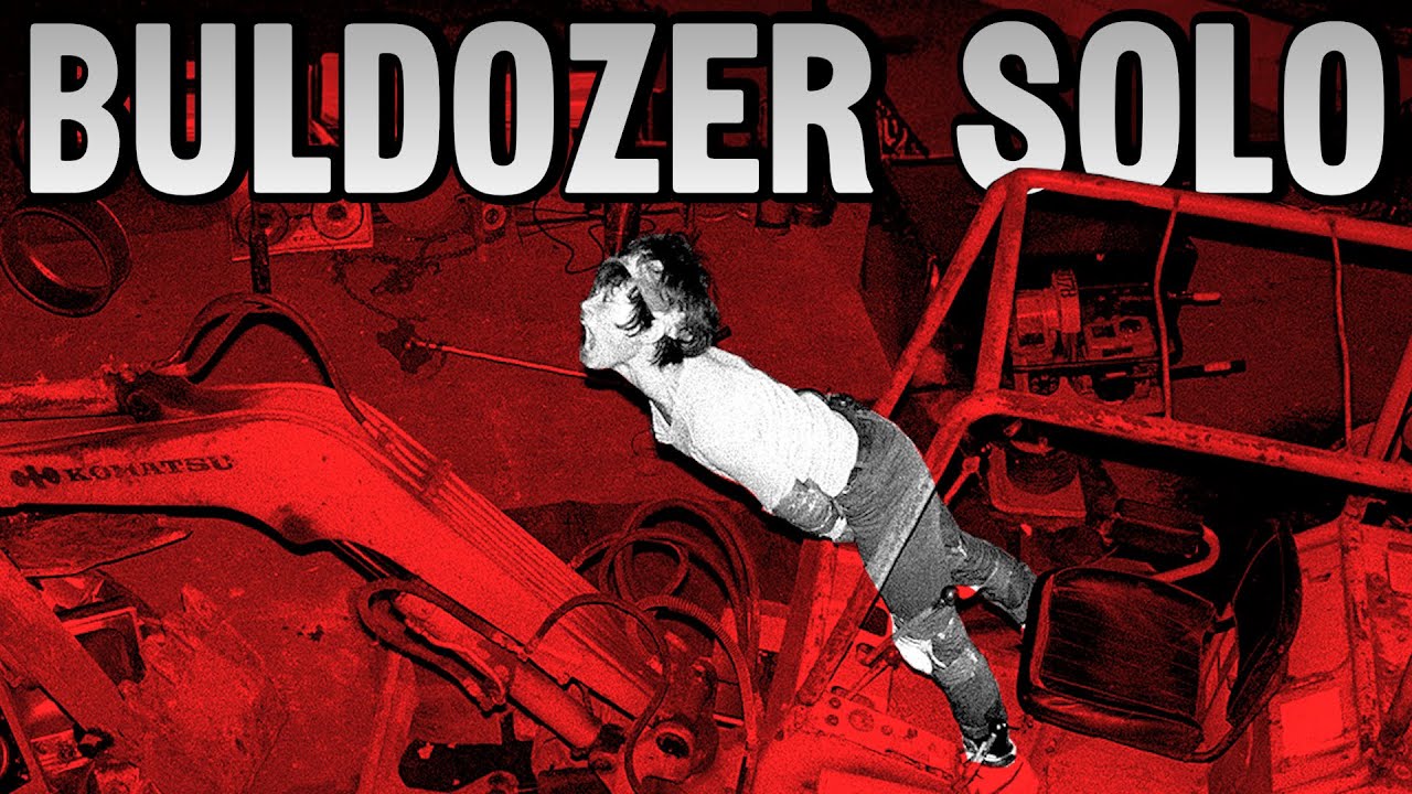 enstrüman olarak BULDOZER KULLANAN DELİMANYAK JAPON MÜZİK GRUBU