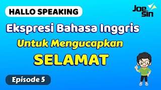 Kalimat Umum Bahasa Inggris | Common English | Congratulations, Thanks, Excuses