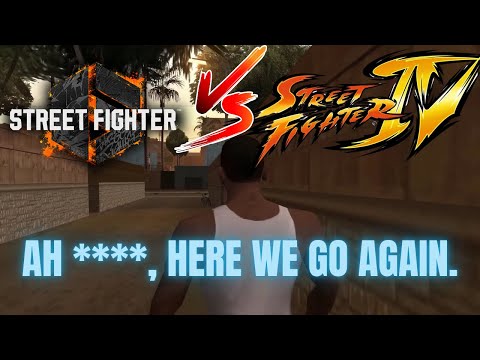 Here we go again, Street Fighter 4 vs Street Fighter 6!!!