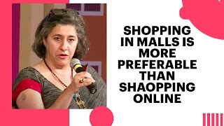 Shopping in Malls is more preferable than shaopping online  image