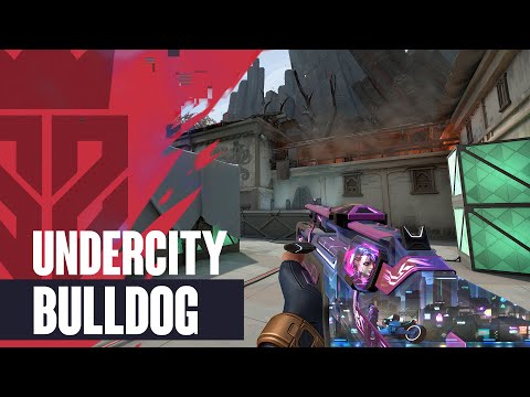 Undercity Bulldog Skin Showcase - Valorant Undercity Skins