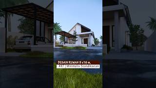 Download lagu Desain Rumah 9x16, 4 kamar tidur, minimalis scandinavian #jasabangunrumah  #arsitek #desainrumah mp3