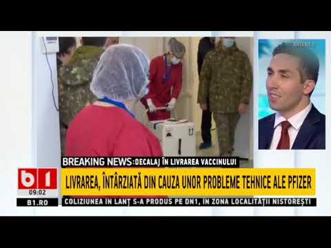 VACCINUL INTARZIE - DECALAJ CU O ZI IN LIVRAREA VACCINULUI_Stiri b1_28 decembrie 2020