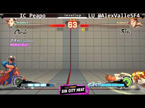 Sin City Heat - AE Top 8 - IC Peapo vs LU @AlexValleSF4 (winners)