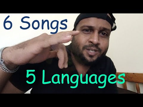 I Tried to Sing 5 Different Languages - English, Sinhala, Hindi, Tagalog and Tamil