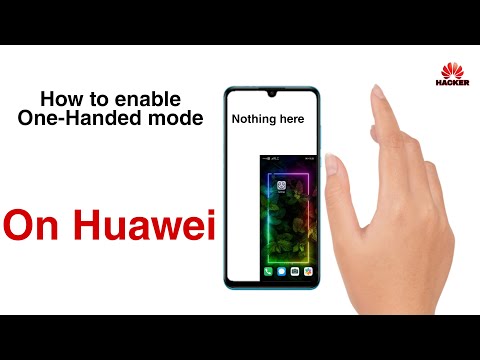 How to enable One-Handed mode on Huawei