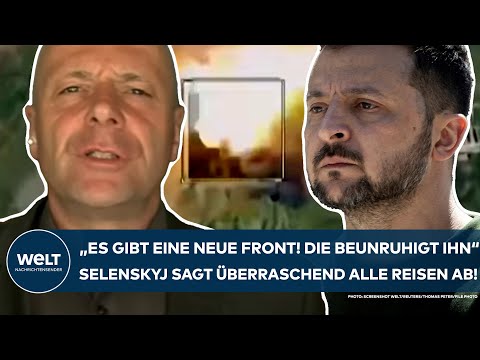 UKRAINE-KRIEG: "Es gibt jetzt eine neue Front - die beunruhigt ihn!" Selenskyj sagt alle Reisen ab!
