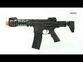 Product video for Valken PDW Alloy Series CQB Metal AEG Airsoft Rifle - BLACK