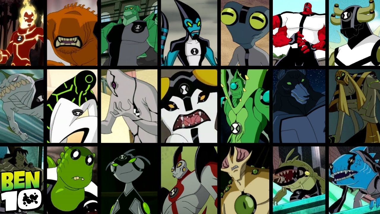 EVERY ALIEN TRANSFORMATIONS IN ORIGINAL SERIES | BEN 10