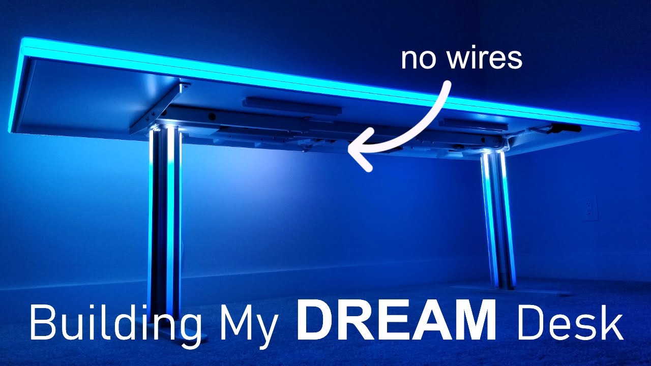 Building My Dream Gaming Room RGB Desk + OCD Cable Management