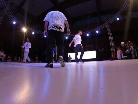 Juste Debout Brasil 2017 l Final Popping l Kinho e Trakinas  Vs Hacha e Machete