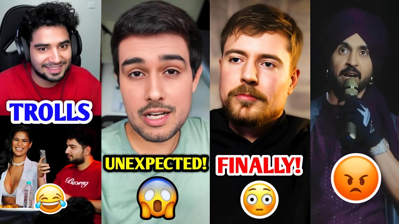 People Can't Believe this Happened...😱| Samay Raina Trolls Poonam, Dhruv Rathee, MrBeast, Diljit |