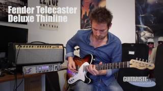 Video thumbnail for Fender Deluxe Telecaster Thinline 2016 by Guitariste.com