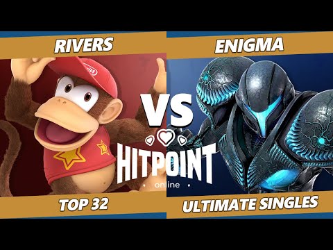Hitpoint Online 2 Top 32 - NVR | Rivers (Diddy Kong) Vs. Eniqma (Dark Samus) SSBU Smash Ultimate