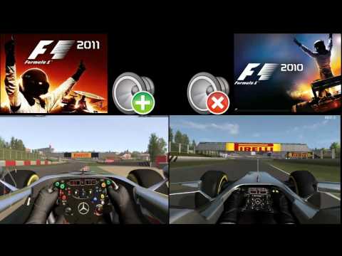 F1 2011 vs. F1 2010 / Barcelona