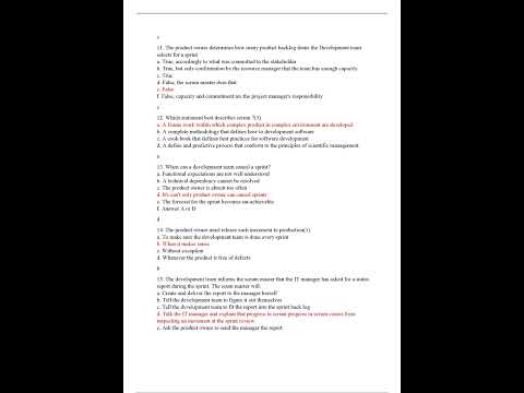 SCRUM PSM REAL EXAM 20232024 LATEST VERSION INCLUDES 80 CORRECT AND ACCURATE QUESTIONS AND ANSWERS E