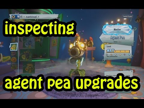 PvzGW2 - inspecting agent pea upgrades