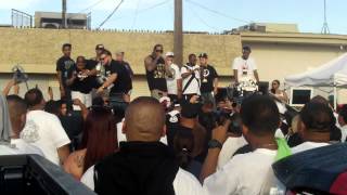 Lil Flip Performin - Ridin Spinners ( carshow )