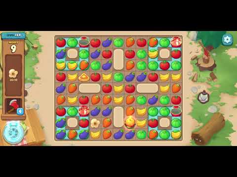 We Bare Bears Match3 Repairs Level 159 - No Boosters