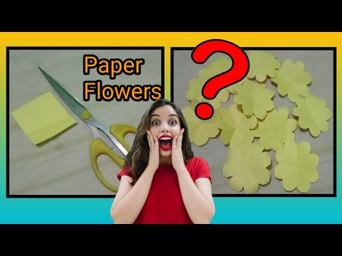 How To Make Paper Flower 🌹 Very 🤷Easy and Simple #Artcraft #Handcrafts #Deepanjalikitchen