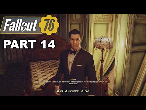 FALLOUT 76 WASTELANDERS Gameplay Walkthrough - OL' WESTON SHUFFLE - Part 14