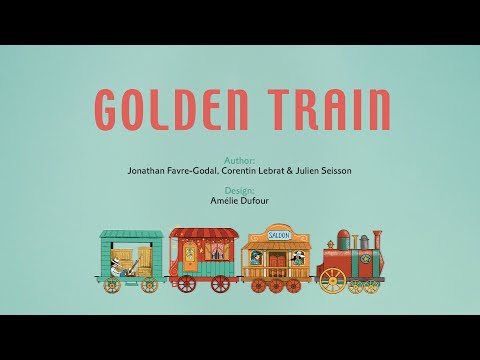 Golden Train, jeu de mémoire et de stratégie Djeco, à partir de 6 ans
