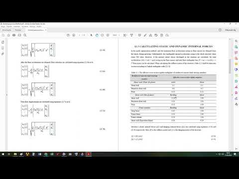 Explanation of mode superposition method, which is used for earthquake analysis of structures.