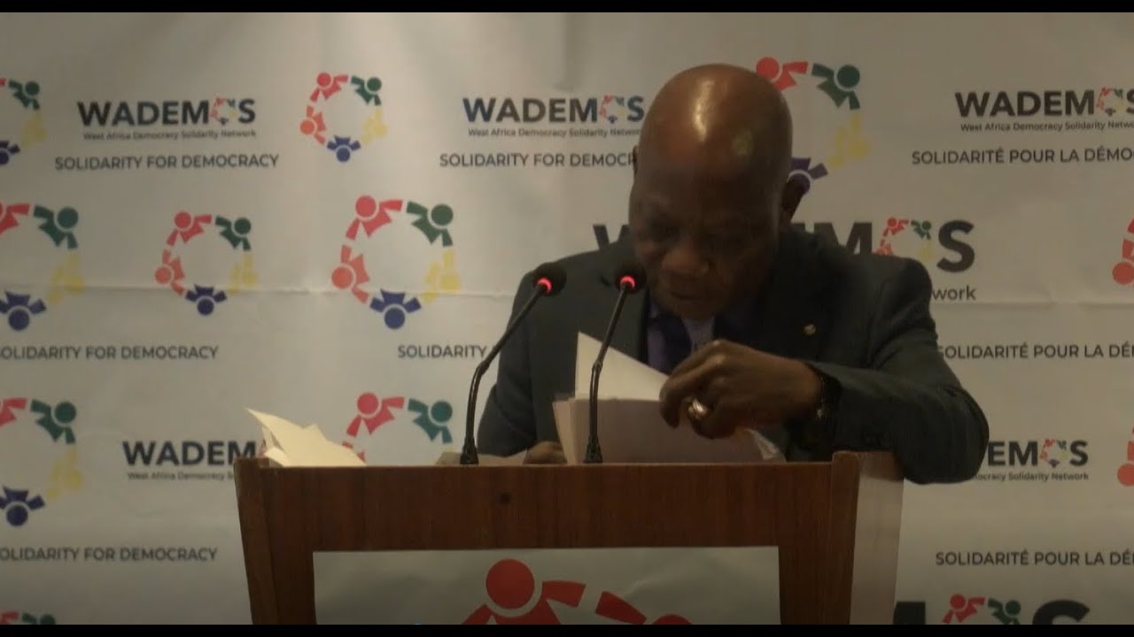 Speech delivered by Ambassador Dr Abdel-Fatau Musah to officially launch the WADEMOS Network