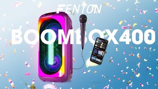 Fenton BoomBox400 Party reproduktor s LED