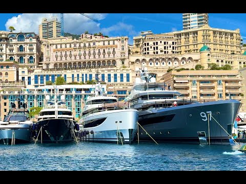 2025 Monaco Yatch Show Day 2 ( Day & Night Footage )