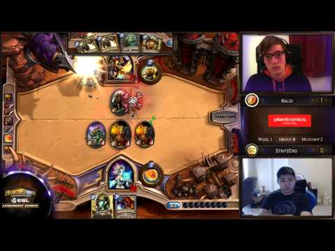 Fnatic Kaldi vs Cloud 9 Strifecro | Group B | ESL Hearthstone Legendary Series Season 2