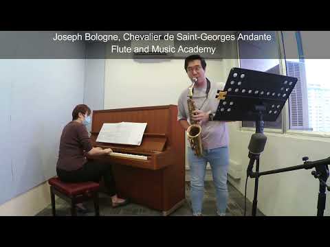A Sax ABRSM Grade 5 from 2022, B2 Joseph Bologne, Chevalier de Saint Georges Andante