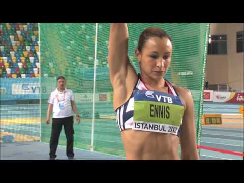 Istanbul 2012 Competition  Pentathlon Morning Session   Jessica Ennis GBR