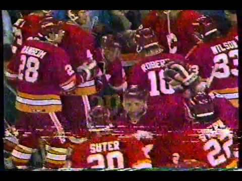 NHL 1990-91 Flames vs. Oilers Game 6 OT