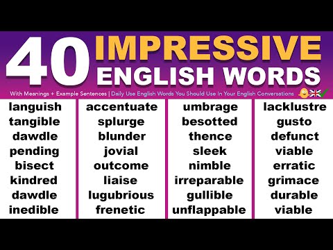 40 Impressive Daily Use English Words You Should Use In Your English Conversations!