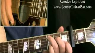 How To Play Gordon Lightfoot Daylight Katy (intro only)