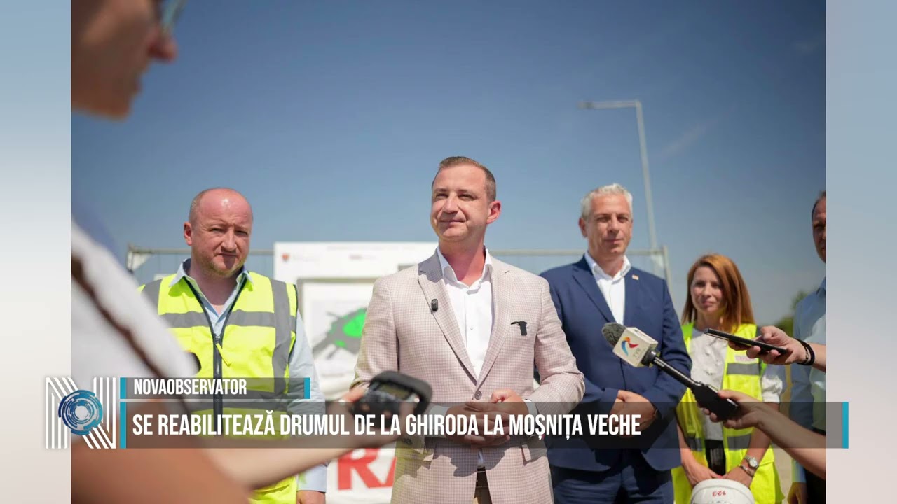 Se reabilitează drumul de la Ghiroda la Moșnița Veche