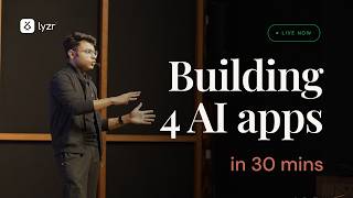 We Built 4 AI Apps in 30 Minutes