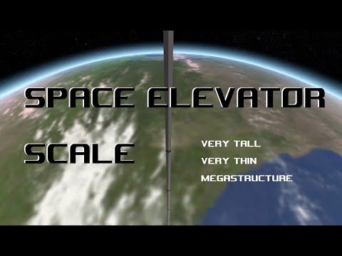 How tall would a space elevator look?