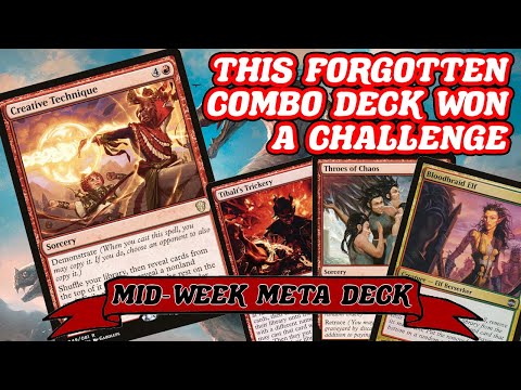 THIS FORGOTTEN COMBO DECK WON A CHALLENGE! Legacy Creative Technique Cascade Combo MTG