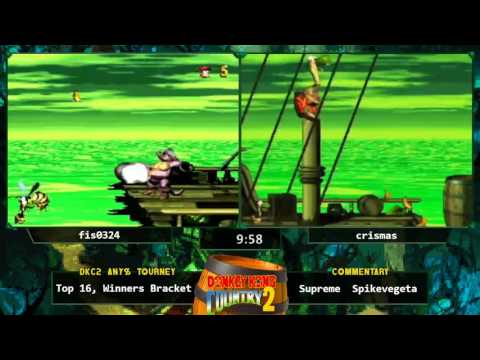 fis0324 vs crismas - Donkey Kong Country 2 Any % Tournament 2016