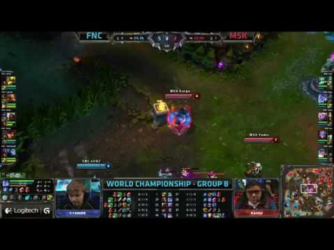 ♠ SEASON 3 ♠ || FNC vs MSK  Fnatic vs Mineski Worlds 2013 Day 6 Group B Championship S3 D6G3