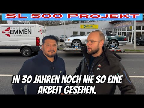 I've never seen work like this in my 30 years in the car business. #mercedes #sl500 #r129