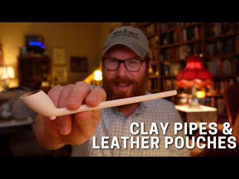 Clay Pipes and Leather Pouches