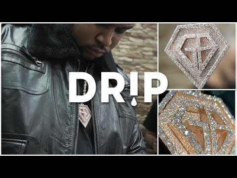 Corleone's Iced Out GB Records Pendant - #Drip Ep.5 | Link Up TV