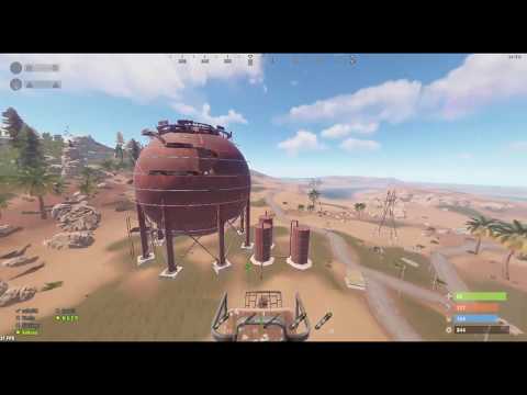 RUST - Minicopter vs dome!