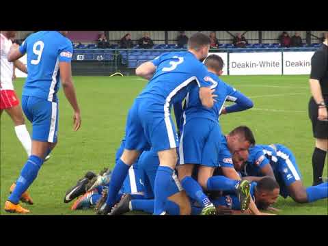 AFC Dunstable 3-3 Hayes & Yeading Utd League Match Gls 5th Nov 2017.