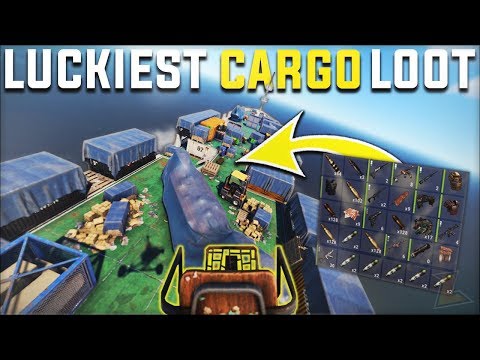 TAKING THE RUST CARGO SHIP LOOT RUN FOR CRAZY WEAPON LOOT - Rust Survival Gameplay | S18-E3
