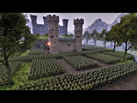 Orcs of the Misty Mountains Lay Siege to Elvish Castle - Ultimate Epic Battle Simulator UEBS